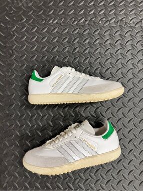 adidas gazelle silver green womens adidas Samba Golf Kith White main image 1